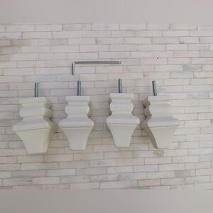 Pottery Barn kids Twin Canopy Madeline’s Finials